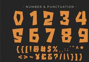 Scary Monster - Halloween Display Font