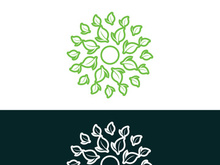 nature leaf logo, environment logo , ecology logo template