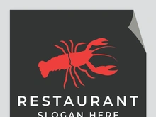 Vintage lobster logo