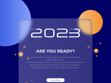 2023 New Year Social Media Post Template Design