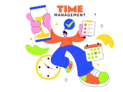 10 Time Management Planning Illustration