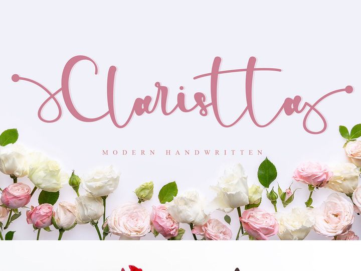 Claristta - Free Handwritten Font