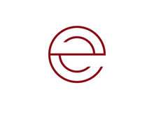 Letter E logo icon design template