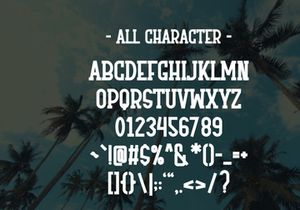 Vintage Summer - Condensed Slab Serif