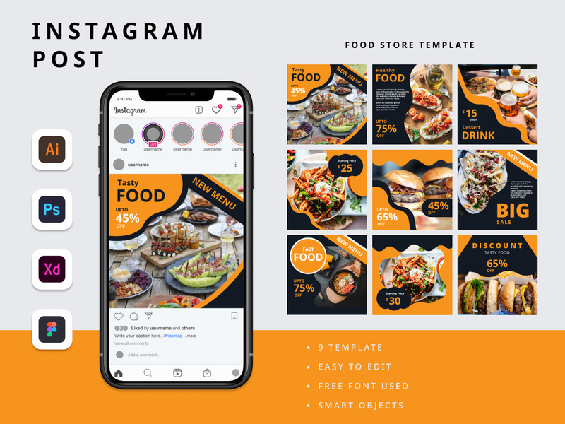 Instagram Post Food