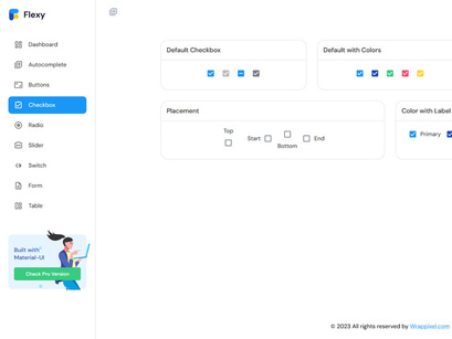 Flexy Free React Material Admin Template