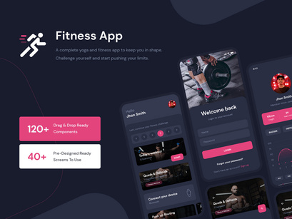 Fitness Workout App UI Kit