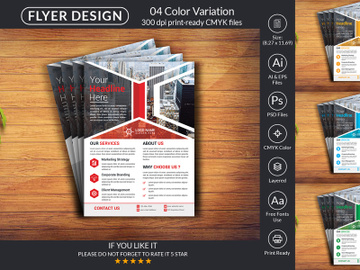 Creative Flyer Design Template preview picture