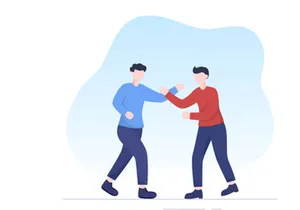 5 Self Defense Practice Illustration