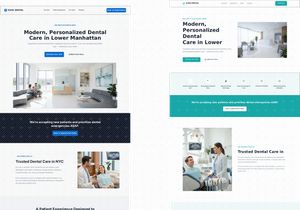 Soho Dental Website Redesign | Modern Dental Clinic UI/UX Landin