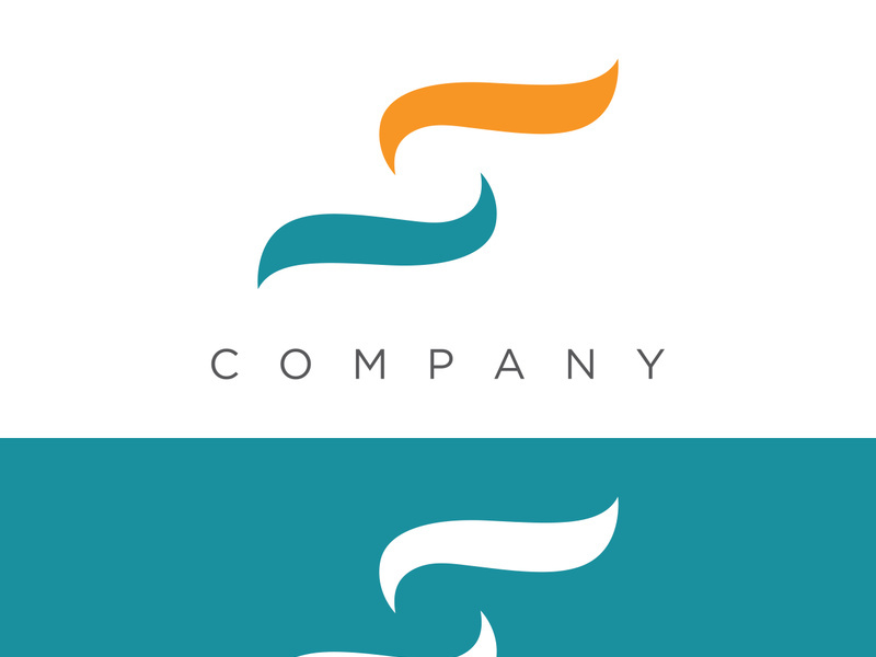 Abstract creative logo element is universal, can be used for business, brand, company, business card, property or building.