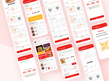 Food ordering app preview picture