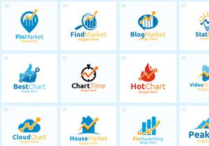 55+ Marketing  Logo Bundle