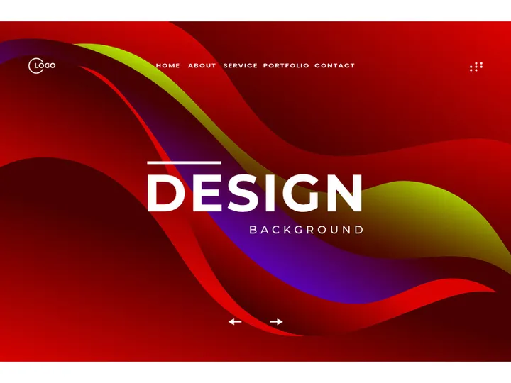 Abstract Red Background