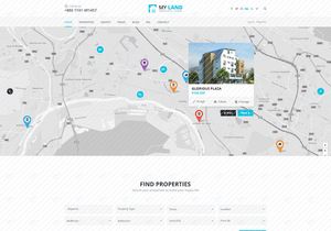 Templat PSD Properti