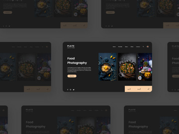 Food Photography Landing Page preview picture