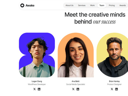 Awake Bootstrap Website Template