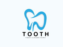 Tooth logo, Dental Health Vector, Care Brand Illustration