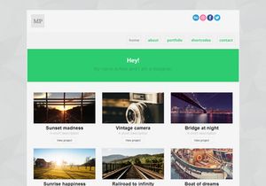 MP, Minimal HTML5 Portfolio Template