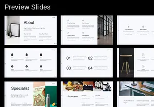 The Fiber - Creative & Minimal Powerpoint Template
