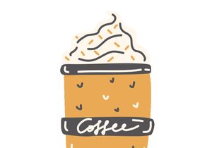 20 designs animation GIF, MP4 coffee milk dessert