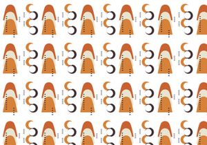 Abstract Geometric Boho Pattern