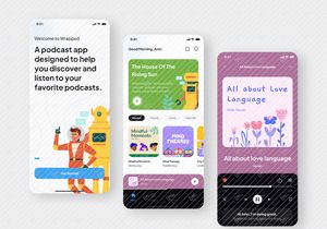 Wrapped - Podcast Mobile App Template