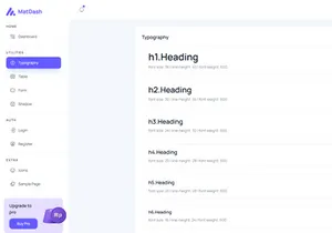 MatDash Free NextJS Tailwind Admin Dashboard Template