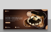 Ice Cream Shop Facebook Cover Ver-3