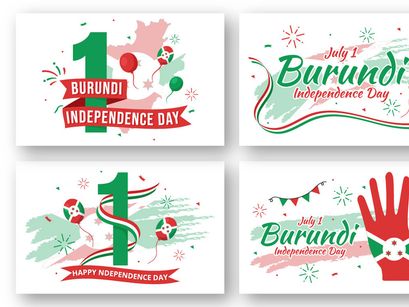 15 Burundi Independence Day Illustration