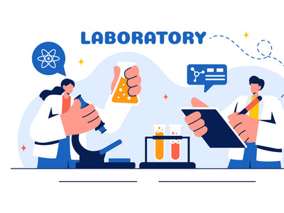 18 Laboratory Science Illustration