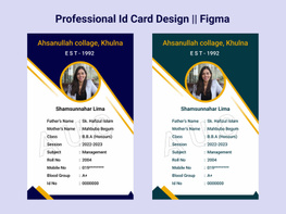 Professional Id Card Design - Figma preview picture
