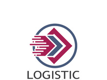 logistics logo icon illustration vector design  distribution symbol  delivery of goods  economy  finance