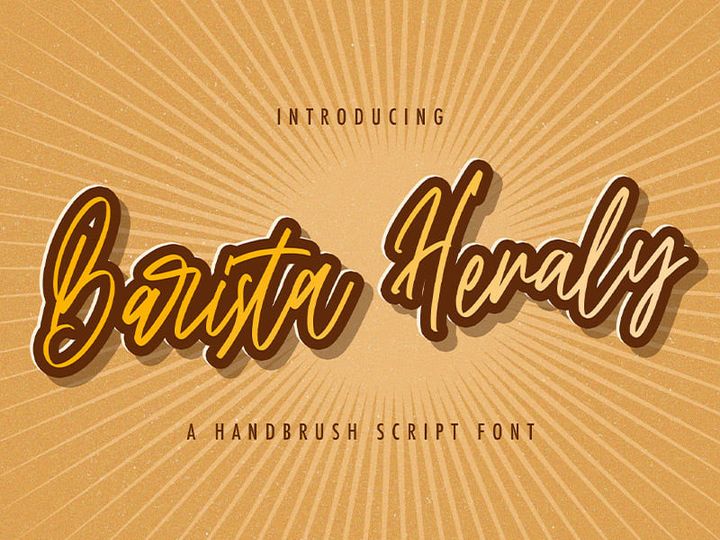 Barista Heraly - Handwritten Font