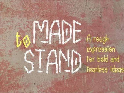 Rundock - Scratch Display Font