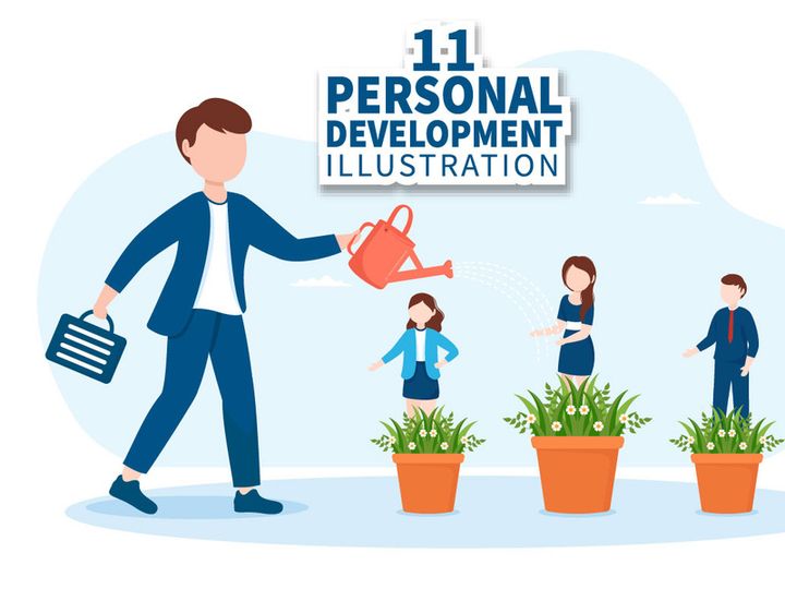 11 Personal Development Illustration