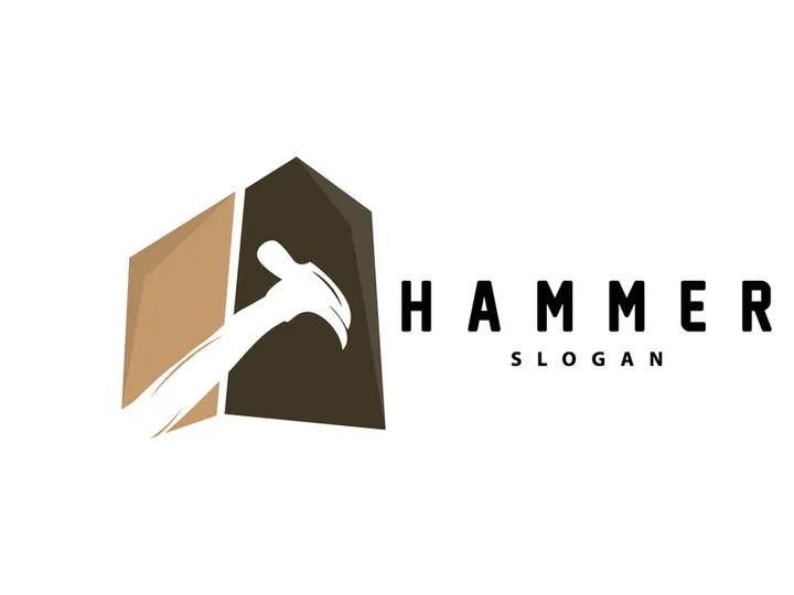 Hammer Logo, Builder Tools Inspiration Design