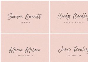 Candescent - Handwritten Font