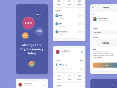 Cryptocurrency Wallet Mobile App