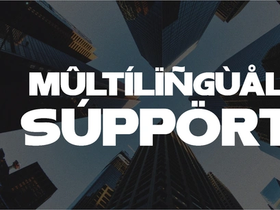 Thick - Ultra Condensed Sans Serif