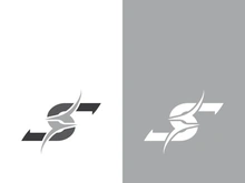 Business corporate S letter logo design vector