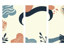 Abstract botanical background