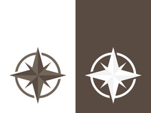Compass logo template vector icon illustration design