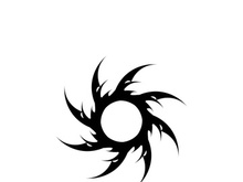 Tribal tattoos. Art tribal tattoo. Vector sketch of a tattoo. Idea for design