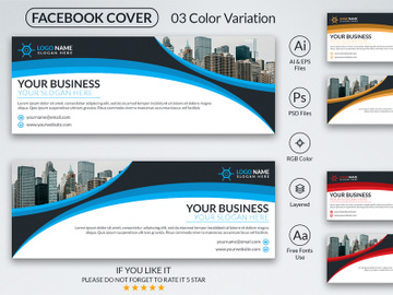 Modern Facebook Cover Design Template preview picture