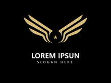 Wing Logo Template vector icon design