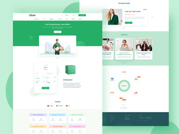 UI UX Delivery Express Landing page preview picture