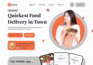id8food Landing page - Figma
