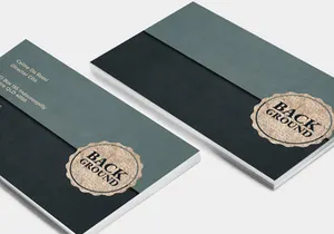 4 Free Business Card Mockups | PSD