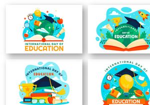 12 International Education Day Illustration